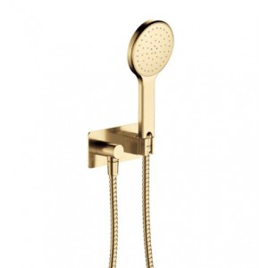 Kaya Hand Shower, Soft Square Plate, Urban Brass